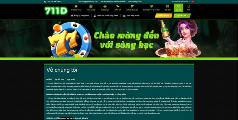Tìm hiểu sảnh chơi 711D là gì và khám phá các thông tin liên quan đến nhà cái