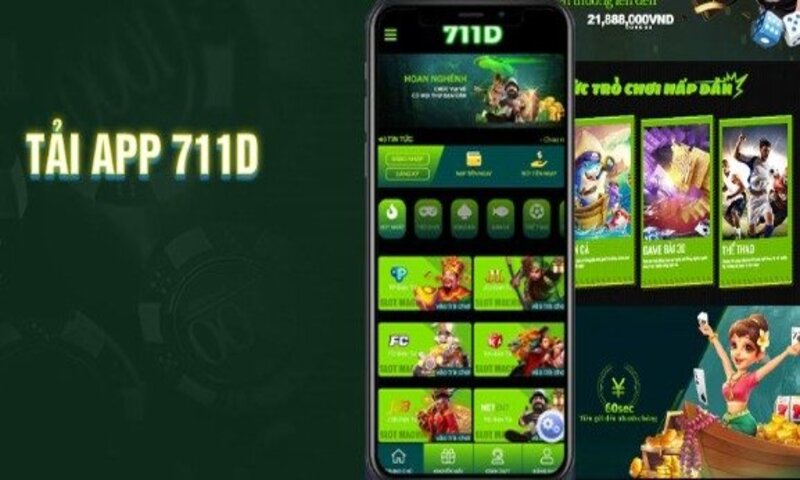 Tải app 711D siêu nhanh gọn lẹ chỉ trong 2 phút